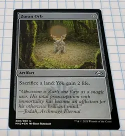 Zuran Orb (Foil Etched) #300 Modern Horizons 2 MH2 Magic MTG U - Image 1