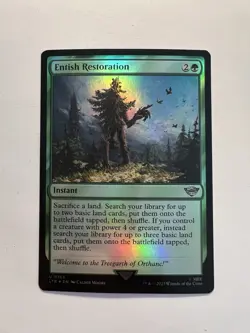 Entish Restoration - FOIL - MTG The Lord of the Rings: Tales of Middle-earth- NM - Image 1