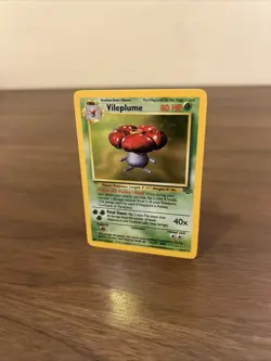 Pokemon TCG Jungle Vileplume Holo Unlimited Rare Card 15/64 NM Condition - Image 5