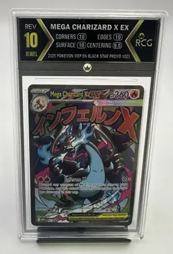 2025 Pokemon MEP Mega Charizard X EX Ultra Premium Collection #023 - RCG 10 - Image 1