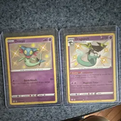 Pokemon TCG Sword & Shield Dreepy Dragapult Holo Card Lot English - Image 1