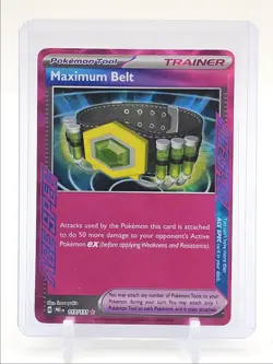 MAXIMUM BELT 2025 POKEMON PRISMATIC EVOLUTIONS ACE SPEC RARE A 117/131 Q1677 - Image 1