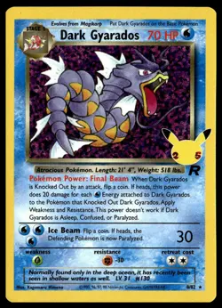 Pokemon TCG Celebrations: Classic Collection #8/82 Dark Gyarados - Image 1