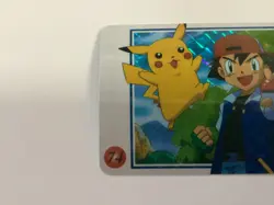 1996 Pokemon Japanese Vending Prizm Card Sticker #74 Ash Pikachu Cubone - Image 2