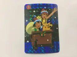 1996 Pokemon Japanese Vending Sticker Card #82 Haunter Lickitung Christmas - Image 2