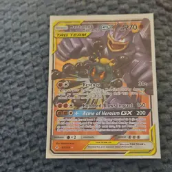 The Pokemon Company Marshadow & Machamp GX Holo 270 HP 82/214 Ultra Rare Sm-Unb… - Image 1