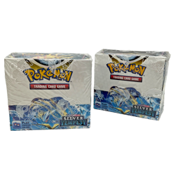 Lot of (2) Pokemon TCG Sword & Shield Silver Tempest Booster Boxes SEALED - Image 1