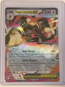 Mega Lopunny ex 084/094 Me02 - Pokemon Phantasmal Flames - Near Mint Ultra Rare - Image 1