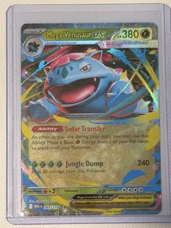 Pokemon TCG Mega Venusaur EX 003/132 Ultra Rare Holo Mega Evolution - Image 1