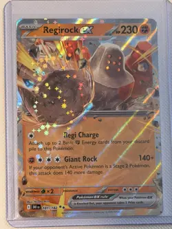 Regirock Ex - Destined Rivals 101/182 - Mint Condition Holo Pokemon Card - Image 1