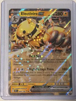 Pokemon TCG Electivire EX 069/182 Destined Rivals Double Rare Near Mint NM - Image 1