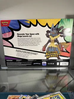 Pokemon Mega Evolution Ascended Heroes Premium Poster Collection Mega Lucario 💥 - Image 2