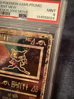 2000 POKEMON GAME MOVIE POKEMON 2000 MOVIE ANCIENT MEW WITH SWIRL - PSA 9 - Image 5