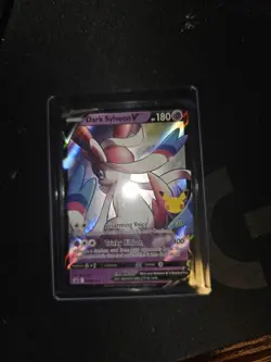 Pokemon TCG Dark Sylveon V SWSH134 Full Art Black Star Promo Rare Holo NM - Image 1