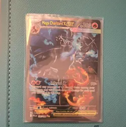 Pokemon Mega Charizard X EX 125/094 Phantasmal Flames Holo SIR 360HP 90x - Image 1