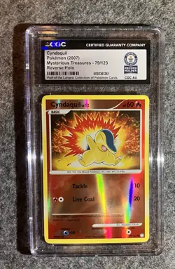 1 Of 1 World Record Pokemon TCG Cyndaquil Diamond & Pearl Mysterious Treasures. - Image 1