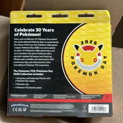POKEMON DAY 2026 3-Pack Booster TCG & Promo Card SEALED (Lot of 6) Opened Case - Image 3