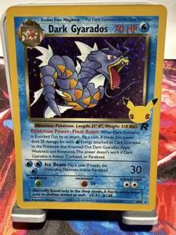 NM - Pokemon TCG - Dark Gyarados 8/82 - Holo Rare - Celebrations - Image 1