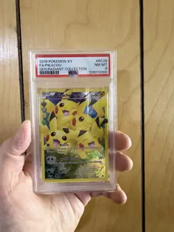 Pokemon TCG Pikachu Full Art RC29-32 Generations Radiant Collection Holo PSA 8 - Image 1