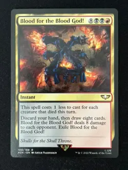 1x MTG Blood for the Blood God! - Universes Beyond: Warhammer 40,000 (40K) #108 - Image 1