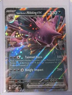 Pokemon TCG Team Rocket’s Nidoking ex SVP 217 Sv: Destined Rivals Promo NM - Image 1
