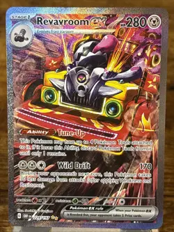 Pokemon Revavroom EX 224/197 SV03: Obsidian Flames Illustration Rare Holo - Image 1