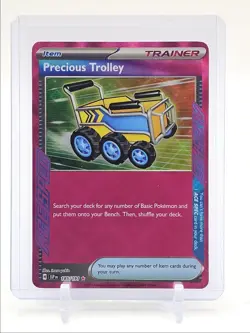 PRECIOUS TROLLEY 2024 POKEMON SURGING SPARKS ACE SPEC RARE 185/191 Q1677 - Image 1