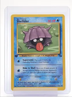 SHELLDER 1999 POKEMON ORIGINAL FOSSIL 1ST EDITION COMMON I 54/62 Q2045 - Image 1