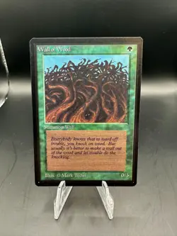 MTG MAGIC THE GATHERING BETA WALL OF WOOD - Image 1