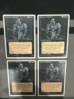 Hypnotic Specter X4 4th Edition Mtg Lot Heavy Play - Image 1