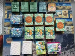 Pokemon Card Deck Box Lot Of 18 Iono 151 Juniper Worlds Chest Terapagos - Image 1