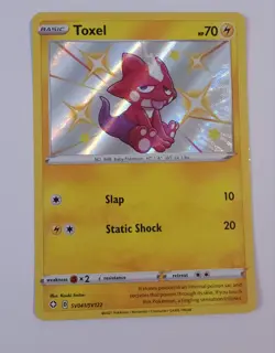 Toxel SV041/SV122 Shiny Holo Shining Fates Pokemon Card - Image 1