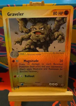 Pokemon TCG Graveler 30/97 Dragon Reverse Holo - Image 1