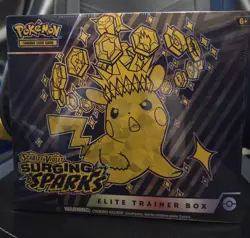 Pokemon Scarlet Violet Surging Sparks ETB Elite Trainer Box Sealed - Image 1