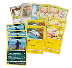 LOT OF 12 MCDONALDS POKEMON MATCH BATTLE POKEMON CARDS PANGORO TYNAMO FLAAFFY - Image 1