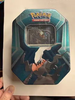 Pokemon TCG: Mighty Mysterious Darkrai Collector’s Tin - Sealed - New - Image 1
