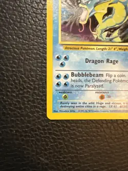 Gyarados 6/102 Base Set Unlimited 1999 Holo Rare Pokemon TCG - MP - Image 4
