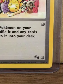 Pokemon TCG Mr. Fuji 58/62 Fossil 1st Edition Trainer Uncommon 1999 Wizards - Image 5