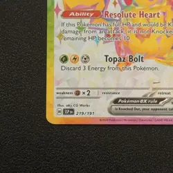 Pokemon Pikachu ex 219/191 Surging Sparks Ultra Rare Full Art Holo 200 HP - Image 5