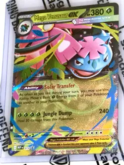Pokemon TCG, Mega Venusaur Ex MEP 013 - Black Star Promo - Image 1