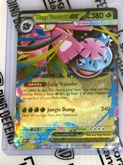 Pokemon TCG, Mega Venusaur Ex MEP 013 - Black Star Promo - Image 2