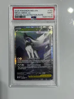 2025 Pokemon Meg EN-Mega Evolution Mega Absol EX SIR PSA 9 #180 - Image 1