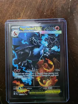 Pokemon Mega Charizard X EX 360 HP Holo 125/094 Phantasmal Flames*open to offers - Image 1