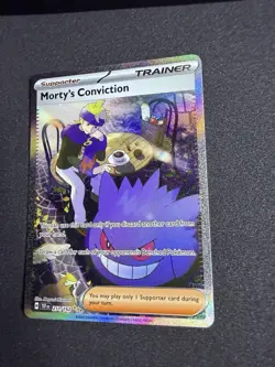 Pokemon Morty's Conviction Special Illustration Rare Temporal Forces 211/162 NM - Image 2