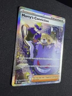 Pokemon Morty's Conviction Special Illustration Rare Temporal Forces 211/162 NM - Image 3