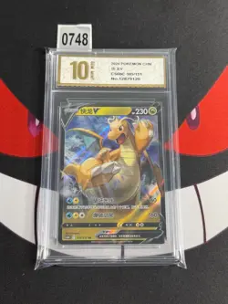 Pokemon Chinese Dragonite V 105/131-Pyxis gold 10 - Image 1