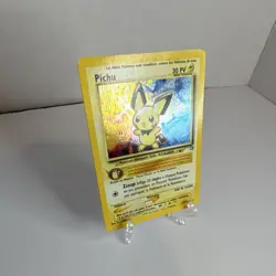 Pichu SWIRL HOLO RARE #12/111 Neo Genesis VINTAGE Pokemon 2000 - Image 2