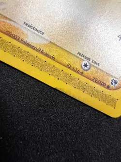 Pokemon Pikachu 72/100 Non Holo - Stained - Image 3