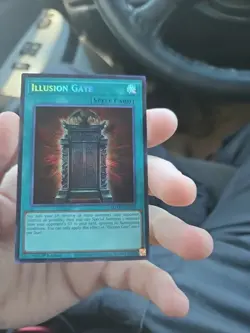 MZMU-EN023 Illusion Gate Secret Rare 1st Edition YuGiOh NM - Image 1