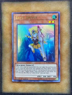 Yugioh Lefty Driver DUPO-EN033 Ultra Rare 1st Ed LP - Image 1